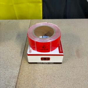 red reflective tape squares