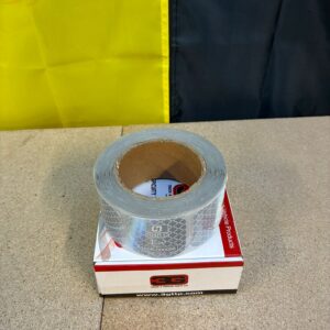 grey reflective tape squares